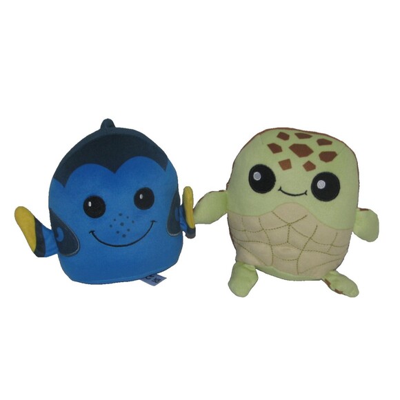Mattel Disney Pixar Finding Nemo DORY & SQUIRT Plush Stuffed Toys - Picture 1 of 2